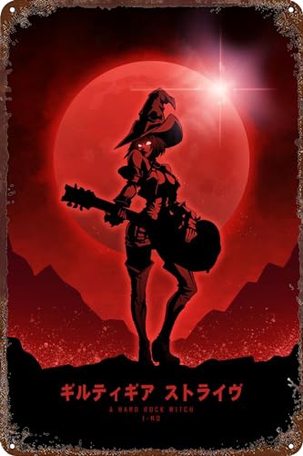 FYELVO I No Guilty Gear Poster Game Retro Funny Metal Sign Sheet Signs Tin Sign Outdoor Home Wall Decoration 20,3 x 30,5 cm von FYELVO
