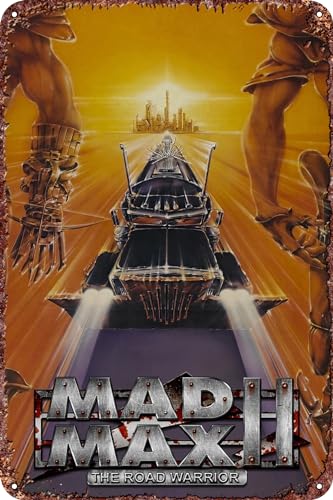FYELVO Mad Max 2 Filmposter Metalldose Logo Retro Metall Logo Kunst Poster Eisen Logo Bar Garage Cafe Bar Dominic Wanddekoration 20,3 x 30,5 cm FYELVO Mad Max 2 Filmposter Metalldose Logo Retro Metall Logo Kunst Poster Eisen Logo Bar Garage Cafe Bar Dominic Wanddekoration 20,3 x 30,5 cm von FYELVO