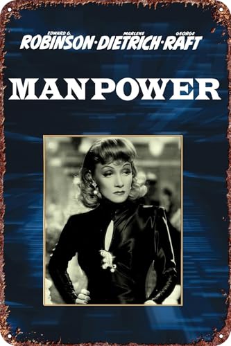 FYELVO Manpower Movie Poster Metal Tin Logo Retro Metal Logo Art Poster Iron Logo Bar Garage Cafe Bar Dominic Wall Decoration 20.3 x 30.5 cm FYELVO Manpower Movie Poster Metal Tin Logo Retro Metal Logo Art Poster Iron Logo Bar Garage Cafe Bar Dominic Wall Decoration 20.3 x 30.5 cm von FYELVO