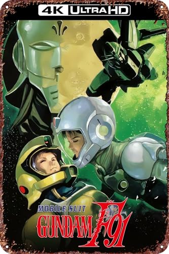 FYELVO Mobile Suit Gundam F91 Filmposter Metalldose Logo Retro Metall Logo Kunst Poster Eisen Logo Bar Garage Cafe Bar Dominic Wanddekoration 20,3 x 30,5 cm FYELVO Mobile Suit Gundam F91 Filmposter Metalldose Logo Retro Metall Logo Kunst Poster Eisen Logo Bar Garage Cafe Bar Dominic Wanddekoration 20,3 x 30,5 cm von FYELVO