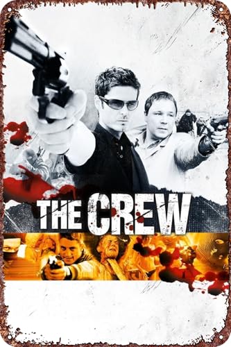 FYELVO The Crew Movie Poster Metal Tin Logo Retro Metal Logo Art Poster Iron Logo Bar Garage Cafe Bar Dominic Wall Decoration 20.3 x 30.5 cm FYELVO The Crew Movie Poster Metal Tin Logo Retro Metal Logo Art Poster Iron Logo Bar Garage Cafe Bar Dominic Wall Decoration 20.3 x 30.5 cm von FYELVO