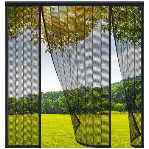 FYHDSH Fliegengitter Balkontür, Fliegengitter Tür, Magnetvorhang Doppeltür Insektenschutz Balkontür Fliegenvorhang, für Türen Terrasse, Schiebetüren, Klebemontage, Schwarz-A-230x200cm FYHDSH Fliegengitter Balkontür, Fliegengitter Tür, Magnetvorhang Doppeltür Insektenschutz Balkontür Fliegenvorhang, für Türen Terrasse, Schiebetüren, Klebemontage, Schwarz-A-230x200cm von FYHDSH