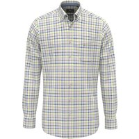 FYNCH-HATTON Karohemd "Multicolor Washed Oxford" langarm, mit Button-Down-Kragen von FYNCH-HATTON