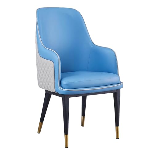 FYNNDM Esszimmerstuhl aus Leder mit hoher Rückenlehne, Akzent-Polstersessel für Moderne Freizeit im Esszimmer, Wohnzimmer oder Schlafzimmer von FYNNDM