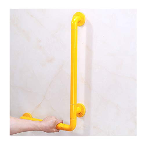 FYNNDM Haltegriffe Badezimmer-Haltegriff Sicherheitsstützgriff, L-förmiger 12 x 12 Zoll Handicap-Wandhandlauf - Rutschfester Toilettengriff Duschgriff für ELD (Gelb - 50 cm × 70 cm FYNNDM Haltegriffe Badezimmer-Haltegriff Sicherheitsstützgriff, L-förmiger 12 x 12 Zoll Handicap-Wandhandlauf - Rutschfester Toilettengriff Duschgriff für ELD (Gelb - 50 cm × 70 cm von FYNNDM