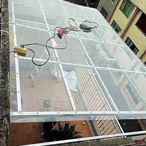 FYNNDM Polycarbonatplatten Polycarbonat-Dachplatten Polycarbonatplatten Klare Acryl-Kunststoffplatten, Ersatzdachplatten, wasserdichte Isolierung Gewächshausdachverkleidungsplatte von FYNNDM