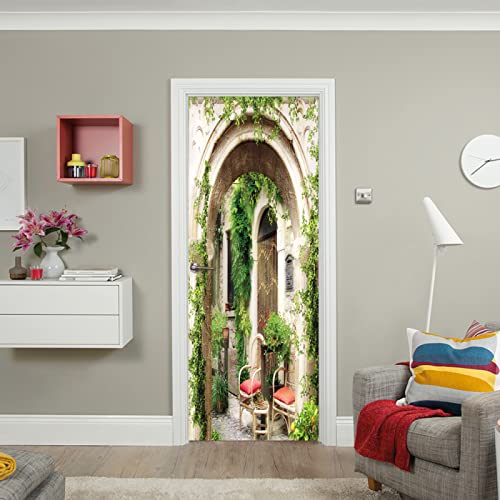 3D Türaufkleber Hausflur B85 x H205cm Türtapete selbstklebend Fototapete Türposter Türfolie Türsticker PVC Wasserfest Wandbild Für Wohnzimmer kinder bad Schlafzimmer 3D Türaufkleber Hausflur B85 x H205cm Türtapete selbstklebend Fototapete Türposter Türfolie Türsticker PVC Wasserfest Wandbild Für Wohnzimmer kinder bad Schlafzimmer von FYRHLH