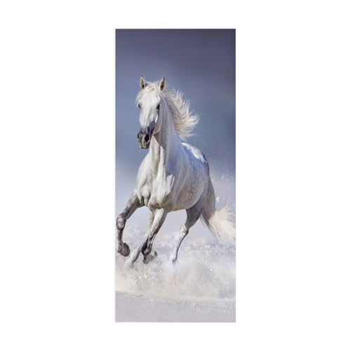 3d Türtapete Selbstklebend Tier Pferd B77 x H200cm Türposter Fototapete, Schlafzimmer Wohnzimmertür Aufzug Tür Aufkleber 3d Türtapete Selbstklebend Tier Pferd B77 x H200cm Türposter Fototapete, Schlafzimmer Wohnzimmertür Aufzug Tür Aufkleber von FYRHLH