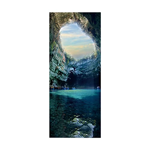 Türtapete Selbstklebend Höhlensee B85 x H205cm 3D Türaufkleber, Entfernbar Wasserdicht Tür Aufkleber Heimdekoration für Schlafzimmer, Wohnzimmer, Badezimmer, Wandaufkleber Türtapete Selbstklebend Höhlensee B85 x H205cm 3D Türaufkleber, Entfernbar Wasserdicht Tür Aufkleber Heimdekoration für Schlafzimmer, Wohnzimmer, Badezimmer, Wandaufkleber von FYRHLH