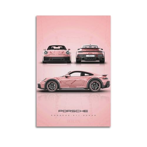 FYUER Luxus-Sportwagen-Poster 911 GT3RS 991 Rennauto, dekoratives Gemälde, Leinwand, Wandkunstwerk, Bild, 30 x 45 cm FYUER Luxus-Sportwagen-Poster 911 GT3RS 991 Rennauto, dekoratives Gemälde, Leinwand, Wandkunstwerk, Bild, 30 x 45 cm von FYUER
