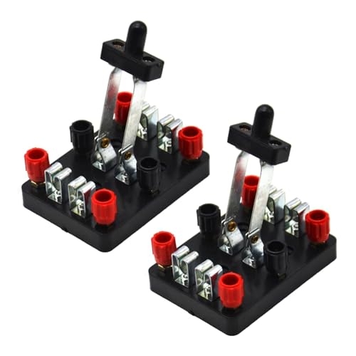 Doppelpole Umschalter Doppel-Doppelmesser-Umschalter Doppelmesser-Umschalter Elektrisches Experiment Reihen-Parallelschaltung von FYYYSLKX