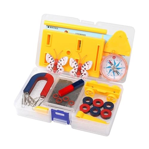 Magnet-Experimentierset, Magnet-Wissenschaftsset, Grundlegendes Physiklabor, Elektromagnet-Experimentierset For Schüler, Lernset von FYYYSLKX