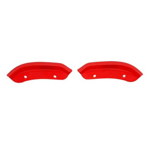 FZCSIMR Auto-Frontspoiler Für Dodge Für Challenger SRT Für Hellcat 2015 2016 2017 208 2019 2020 2021 Front Bumper Splitter Lip Protector Cover Trim(Rot) von FZCSIMR