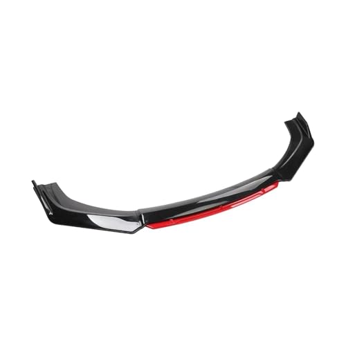 FZCSIMR Auto-Frontspoiler Für Universal Auto Front Bumper Lip Kit Splitter Spoiler(Schwarz ROT) von FZCSIMR