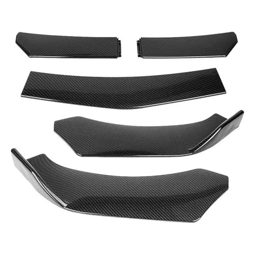 FZCSIMR Auto-Frontspoiler Für Universal Bumper Anti Scratch Anti-Collision Lip Strip Spoiler Anti Scratch Protector Front BumperFront Lip(Karbonfasermuster) von FZCSIMR