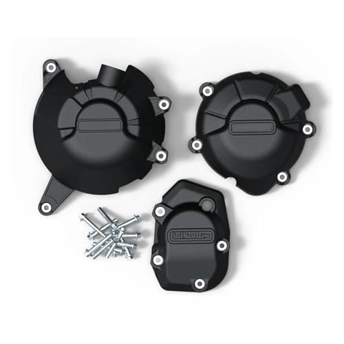 FZCSIMR Motorrad-Motorgehäuseabdeckung Motorschutzabdeckung Für Kawasaki Z900 2017-2023 Z900 SE 2022-2023 Motorschutzabdeckung Seitenabdeckung des Motorstators(1 Set-schwarz) von FZCSIMR