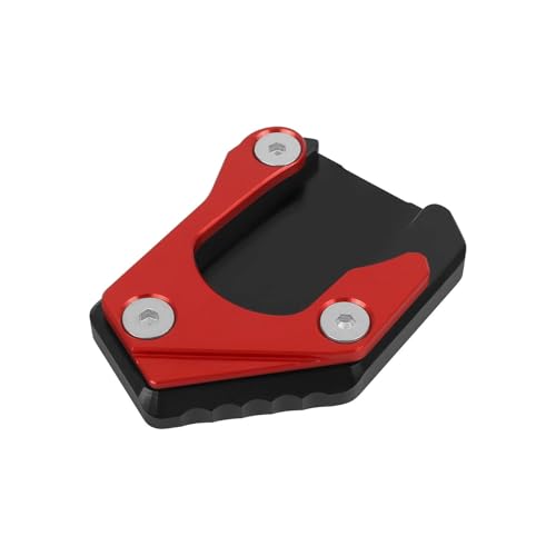 FZCSIMR Ständerpolster Für Forza350 Für Forza 350 NSS350 NSS 350 Fuß Seitenständer Vergrößerungspad Motorrad Ständer Verlängerungsplatte Seitenständerpolster(Rot) von FZCSIMR