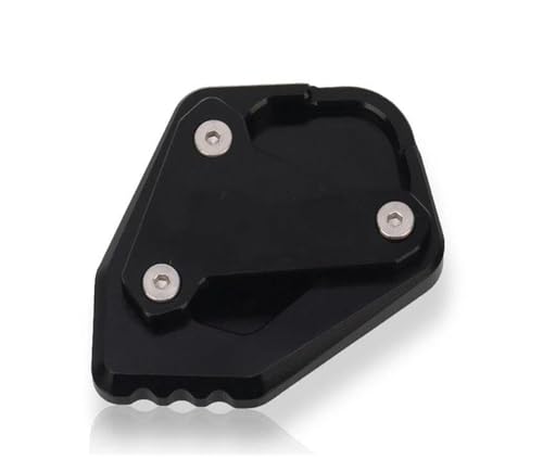 FZCSIMR Ständerpolster Für Rebel CMX1100 CM1100 CMX 1100 2020-2022 Motorrad Ständer Fuß Seitenständer Extension Pad Unterstützung Vergrößern Platte Seitenständerpolster(Schwarz) von FZCSIMR