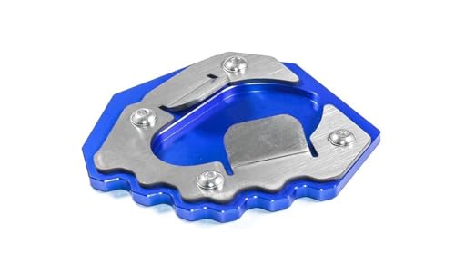 FZCSIMR Ständerpolster Für Tiger 1200 Für Tiger1200 2022- Motorrad Seitenhalterung Verlängerung Fußpolster Basis Seitenständer Unterstützung Verlängerung Seitenständerpolster(Blau) von FZCSIMR