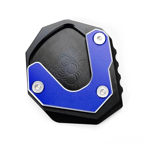 FZCSIMR Ständerpolster Für Transalp XL750 2023 Für Transalp XL 750 Für Transalp 750 CB750 Für Hornet Motorrad Ständer Seitenständer Extension Pad Seitenständerpolster(Blau) von FZCSIMR