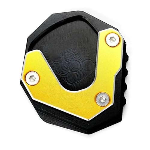 FZCSIMR Ständerpolster Für Transalp XL750 2023 Für Transalp XL 750 Für Transalp 750 CB750 Für Hornet Motorrad Ständer Seitenständer Extension Pad Seitenständerpolster(Gold) von FZCSIMR
