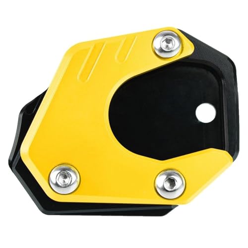 FZCSIMR Ständerpolster Für VFR800 X VFR 800X Für Crossrunner 2016 2024 VFR800X Motorräder Fuß Seitenständer Vergrößerung Plate Pad Ständer Verlängerung Seitenständerpolster(Gold) von FZCSIMR