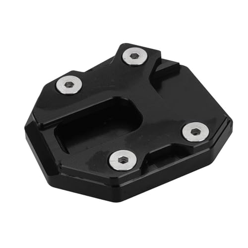 FZCSIMR Ständerpolster Für Y&amaha MT-09 MT09 SP Für Tracer 9 GT XSR900 2021 2022 2023 2024 2025 Fußpolster Stützplatte Ständer Extender Fuß Seitenständer Seitenständerpolster(Schwarz) von FZCSIMR