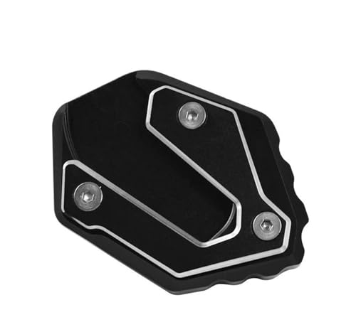 FZCSIMR Ständerpolster Für Y&amaha MT07 Für MT 07 FZ092014-2024 XSR700 2016-19 Motorradständer Vergrößern Unterstützung Fußpolster Seitlicher Ständer Verlängerungsplatte Seitenständerpolster(Schwarz) von FZCSIMR