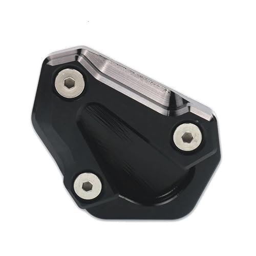 FZCSIMR Ständerpolster Für YZF-R6 YZFR6 YZF R6 2006-2016 Motorrad-Ständerfuß-Seitenständer-Verlängerungspolster-Stützplatte Vergrößern des Ständers Seitenständerpolster(Schwarz) von FZCSIMR
