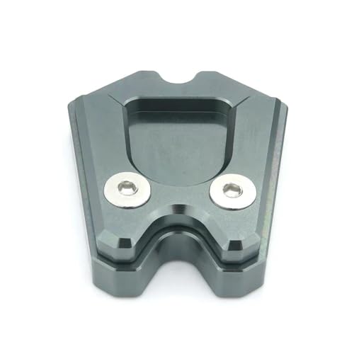 FZCSIMR Ständerpolster Fußstütze Roller Fußstütze Motorrad Ständer Verlängerungsplatte Seitenständer Vergrößern Pad Für Vespa GTS 300 GTV Vie GTS300 Seitenständerpolster(Grau) von FZCSIMR