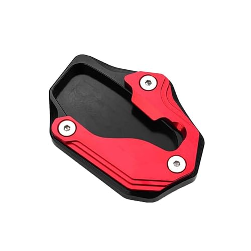 FZCSIMR Ständerpolster Motorrad Extension Pad Seitenständer Fuß Ständer Für ADV350 350ADV ADV 350 2021 2022 2023 2024 2025 Seitenständerpolster(Rot) von FZCSIMR