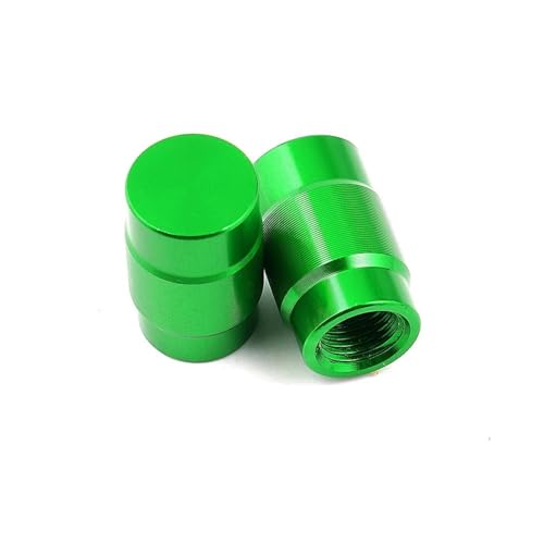 FZCSIMR Ständerpolster Motorrad Fuß Seitenständer Extension Pad Vergrößerungsplatte Reifen Ventilkappe Für Kawasaki Für Vulcan S 650 VN650 2015-2023 2024 2025 Seitenständerpolster(GRÜN,Reifenkappen) von FZCSIMR