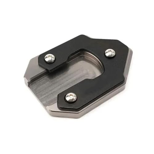 FZCSIMR Ständerpolster Motorrad Rad ABS Sensor Fuß Seitenständer Extension Pad Vergrößerungsplatte Für Kawasaki Für Vulcan S 650 VN650 2015-2024 2025 Seitenständerpolster(Grau,Verlängerungsplatte) von FZCSIMR