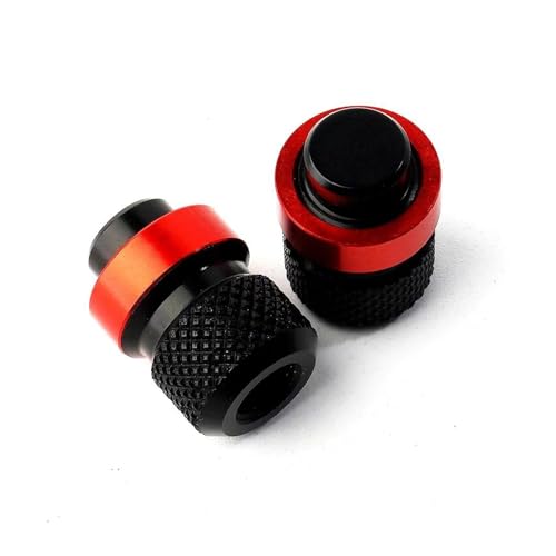 FZCSIMR Ständerpolster Motorrad Reifen Ventil Kappen Ständer Seite Stehen Verlängerung Pad Vergrößerungs Platte Für NX500 NX400 NX 500 400 2023 2024 2025 Seitenständerpolster(Rot,C) von FZCSIMR