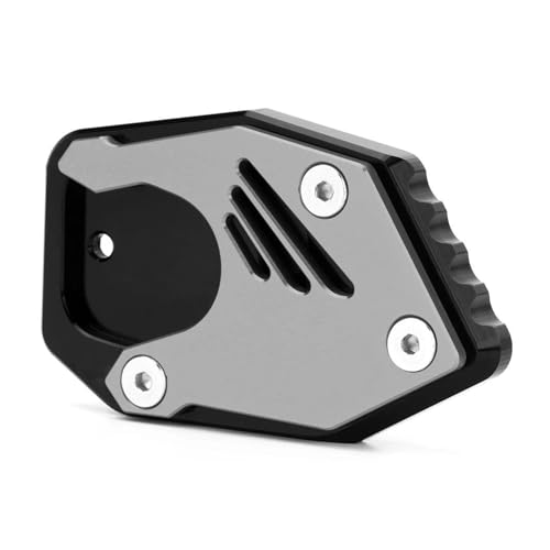 FZCSIMR Ständerpolster Motorrad Seitenständer Pad Vergrößerung Platte Ständer Verlängerung Für VFR800X VFR 800 X Für Crossrunner 2015-2022 Seitenständerpolster(Grau) von FZCSIMR