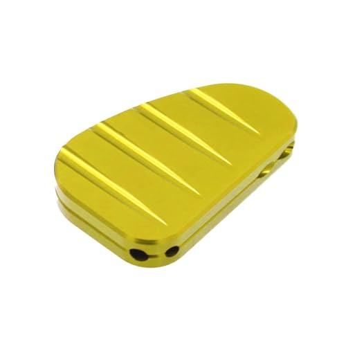 FZCSIMR Ständerpolster Motorrad Ständer Fuß Seitenständer Extension Pad Stützplatte Für Zontes 150m 150d 350d 350m 368d 368m Seitenständerpolster(Gold,Kickblock) von FZCSIMR