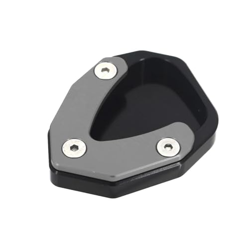 FZCSIMR Ständerpolster Motorrad Ständer Fuß Seitenständer Extension Pad Stützplatte Für Zontes 150m 150d 350d 350m 368d 368m Seitenständerpolster(Grau,Verlängerungsplatte) von FZCSIMR