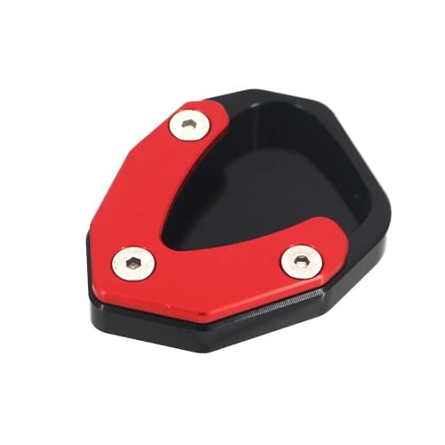 FZCSIMR Ständerpolster Motorrad Ständer Fuß Seitenständer Extension Pad Stützplatte Für Zontes 150m 150d 350d 350m 368d 368m Seitenständerpolster(Rot,Verlängerungsplatte) von FZCSIMR