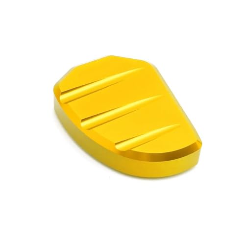 FZCSIMR Ständerpolster Motorrad Ständer Fuß Seitenständer Extension Pad Stützplatte Vergrößern Für ADV350 ADV 350 350ADV 2021 2022 2023 2024 Seitenständerpolster(Gold,C) von FZCSIMR