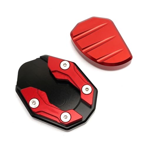 FZCSIMR Ständerpolster Motorrad Ständer Fuß Seitenständer Extension Pad Stützplatte Vergrößern Für ADV350 ADV 350 350ADV 2021 2022 2023 2024 Seitenständerpolster(Grau,B) von FZCSIMR