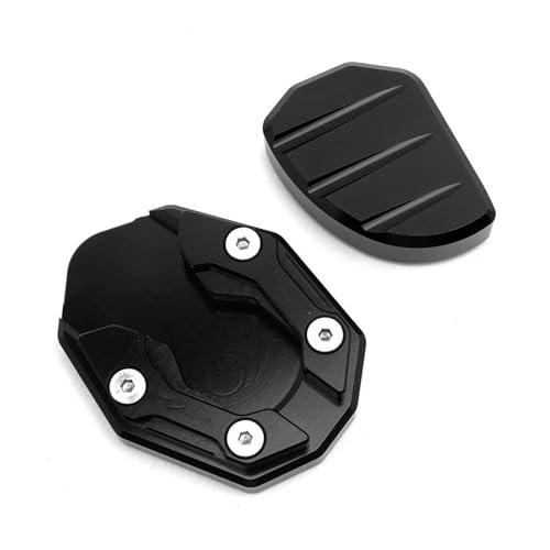 FZCSIMR Ständerpolster Motorrad Ständer Fuß Seitenständer Extension Pad Stützplatte Vergrößern Für ADV350 ADV 350 350ADV 2021 2022 2023 2024 Seitenständerpolster(Schwarz,B) von FZCSIMR