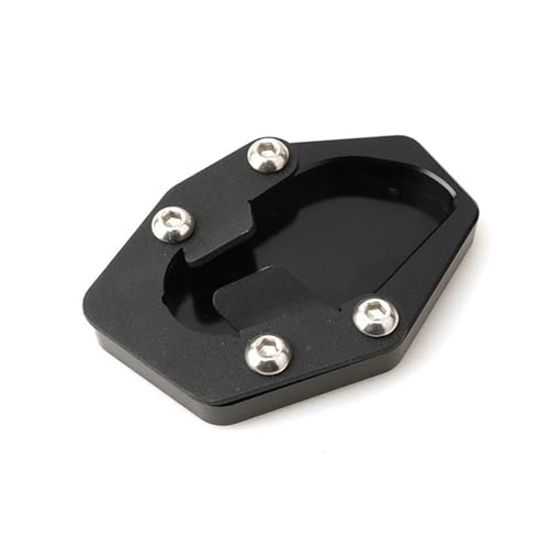 FZCSIMR Ständerpolster Motorradzubehör Für Royal Enfield Für Himalayan 450 2024 2025 Ständer Vergrößern Seitenständer Verlängerung Stützpad Seitenständerpolster(Schwarz) von FZCSIMR