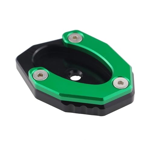 FZCSIMR Ständerpolster Ständer Fuß Seitenständer Unterstützung Verlängerung Vergrößerungspad Für Z650RS ZX-4R ZX-4RR ZX-25R Z500 Für Ninja 500 Seitenständerpolster(GRÜN) von FZCSIMR