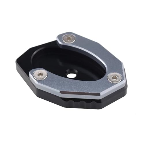FZCSIMR Ständerpolster Ständer Fuß Seitenständer Unterstützung Verlängerung Vergrößerungspad Für Z650RS ZX-4R ZX-4RR ZX-25R Z500 Für Ninja 500 Seitenständerpolster(Grau) von FZCSIMR