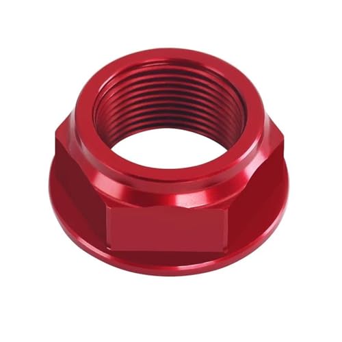 Für Dorsoduro 750 1200 Für Tuono V4 Für Shiver750 RSV1000 RSV4 Für Fabrik APRC Vorderrad Achse Mutter Schraube Schraube Abdeckung Motorrad Schraubensatz(Rot) von FZCSIMR