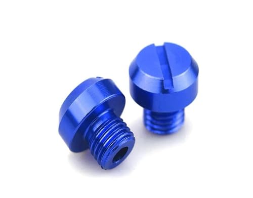 Für Y&amaha MT09 MT07 MT125 MT10 FZ07 FZ09 MT03 FZ1 FZ8 M10 * 1.25 Motorrad Spiegel Loch Steckschrauben Bolzen Abdeckkappen Zubehör Motorrad Schraubensatz(Blau) von FZCSIMR