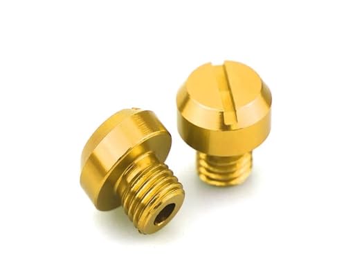 Für Y&amaha MT09 MT07 MT125 MT10 FZ07 FZ09 MT03 FZ1 FZ8 M10 * 1.25 Motorrad Spiegel Loch Steckschrauben Bolzen Abdeckkappen Zubehör Motorrad Schraubensatz(GOLD) von FZCSIMR