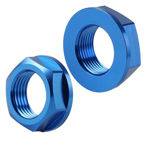 Für Y&amaha YZ250F YZ450F 2014-2021 Vorderrad Hinterachse Mutter Schraube Schraube Schraube Motorrad Schraubensatz(Blaues Kit) von FZCSIMR