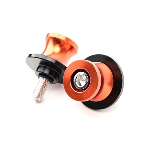 Motorrad 6MM Schrauben Schwinge Spulen Slider Stand Schrauben Für Aprilia RSV4 RSV1000 R RS660 Für Tuono 660 2020-2022 Motorrad Schraubensatz(Orange) von FZCSIMR