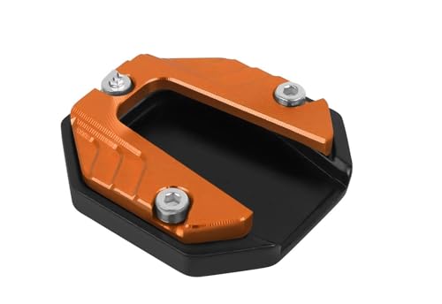 Ständerpolster Für Suzuki Motorradzubehör Universal Scooter Extender Fuß Seitenständer Vergrößern Basis Stützplatte Ständer Vergrößern Verlängerungspad Seitenständerpolster(Orange) von FZCSIMR
